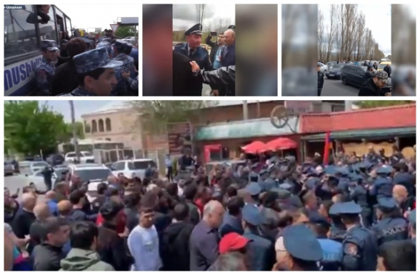 Децентрализованные акции протеста в марзах Армении (видео)